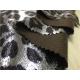 0.35mm Garment Suede leather Fabric With Silver Leopard Lamination