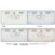 Watermarked Paper Diploma Certificate Printing Security Thread With Multicolor Printed