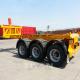 TITAN tipping equipment trailer container dump trailer 40 ton flatbed container trailer for sale