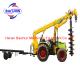 High efficiency electric digging & pole erection machine for earthmoving