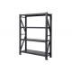 Black OEM Free Standing Storage Shelves CE 4 Tier Metal Shelves