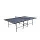 Safety Moveable Black Ping Pong Table , Table Tennis Table Foldable For