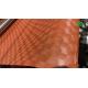 Waffle Orange Vinyl Plank Flooring Underlay 1.5mm EVA Pattern Customized