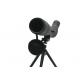 Black High Power Angled Spotting Scope , Portable Spotting Scopes For Bird Watching