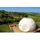 7m Geodesic Glamping Dome Tent Hotels PVC Cover With Insulations Facility
