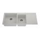 Two Number of Holes Without Faucet Modern Kitchen Composite Granite Integrated  Sink