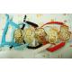 fashionable friendship white rope cord braided hamsa bangle and bracelet with big charm