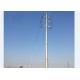 High Quality QC Certificated Electric Steel Pole with HDG