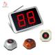 Wireless smart long range restaurant table calling system display receiver and call button