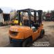3 Mast Used Diesel Forklift Truck 7FD40 SGS Approved With Middle Cylinder