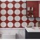 Red And Beige 20x20cm Inside Wall Ceramic Rustic Tile And Firebrick Tiles For Bathroom And Living Room