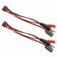 3 In 1 Deans Style T Female Plug RC Charger Cable 22AWG silicone wire