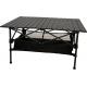Roll-up Table, folding Plastic Wooden Design Coffee Lounge Patio Portable Foldable Plastic Garden Table Set