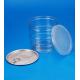 45G Small Round Clear Plastic Containers With Lids 99 * 100MM Outside