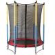 Fitness Outdoor Round Trampoline Bungee-Rope-System with Enclosure for Park/Backyard Use