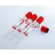 Hospital Medical Plain Blood Collection Tube With Red Top