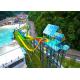 Customized 18m High Speed Water Slide For Theme Park