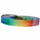 Heat Transfer / Sublimation Rainbow Grosgrain Ribbon , 19mm Organza Christmas Ribbon