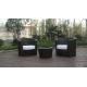 3pcs garden wicker rattan furniture