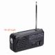 Portable Solar Powered Hand Crank Radio Outdoor Emergency 2800mAh With Light