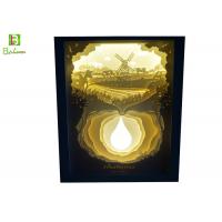 Pastoral Scenery 3D LED Light Box Shadow Retail Sculpture Lamp Direct Charge