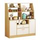 40kg White Kitchen Buffet Cabinet , W30cm Wooden Kitchen Sideboard