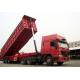 TITAN VEHICLE Triple axles 50 ton dump semi truck trailer for sale