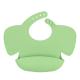 One Size Fits All Silicone Easy Clean Bibs With Catch All Pocket