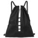 Shoulder Drawstring Bag , Sports Drawstring Backpack Bag With Zip Pocket