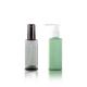 100ML Square Cosmetic Plastic Bottle With Sprayer Lotion Pump Eco-Friendly PET PCR