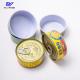 Tinplate Empty Tuna Tins 100ml D73*30mm Small Round Tin Box