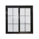 Office Building Sliding Windows with Customized Grill Design from Professional OEM