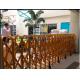 Temporary Retractable Security Crowd Control Gates Fences With Braking Mechanism