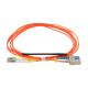LC To SC OM1 Mode Conditioning OFNR Fiber Optic Patch Cable Orange