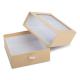 PVC Window Paper 250g Electronics Packing Boxes For Baby Shoes