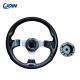 ODM Removable Golf Cart Steering Wheel PVC Single Color With No Pattern