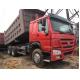 HOWO A7 Used Dump Trucks 375 HP 8900*2600*3450 Mm With Max. Speed 75 Km/H