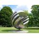 Large Garden Ball Outdoor Metal Sculpture Stainless Steel Sculpture