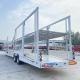 Air Suspension Double Classis Car Carrier Semi Trailer With Advanced Lifting Platform