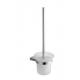 Toilet brush 85307-Square &Brass+SS304,Frosted glass&Chrome& Bathroom Accessory&fittings&Sanitary Hardware
