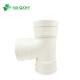 Equal Tee PVC Water Drainage Fitting Wall Thickness Pn10 for Bathroom Drainage System