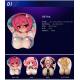 Multicolor 3D Mouse Pad , Anime Girl Mouse Pad With Wrist Support