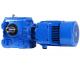 Right Angle Inline Helical Gear Speed Reducer Flange Mounted