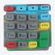 Large POS Silicone Keys Waterproof Dustproof Multi Color Molding Silicone Keys