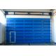 Blue Color Electric Sectional Garage Doors Coated Photoelectric Sensors