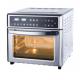 Kitchen 240V Air Fryer Convection Oven 2 Layer Double Glass Door
