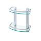 Customized Glass Bath Shelf 3mm-15mm Glass Wall Shelf For Bathroom