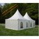 Outdoor UV Resistance Fireproof 4x4m Powder Coated Steel Party Event  Pagoda Tent