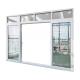 Customized Colors Steel Profile Double Glazed Casement Windows with Black Aluminum Frame