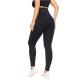 Polyester Spandex Plus Size Running Leggings Elastic High Waisted Running Pants